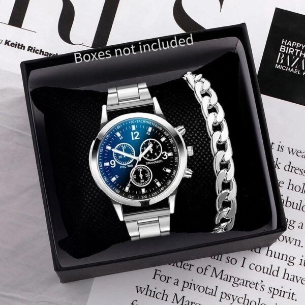Semi Formal Chain Watch with bracelet