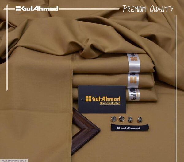 Men's Unstitched Wash n Wear Plain Suit